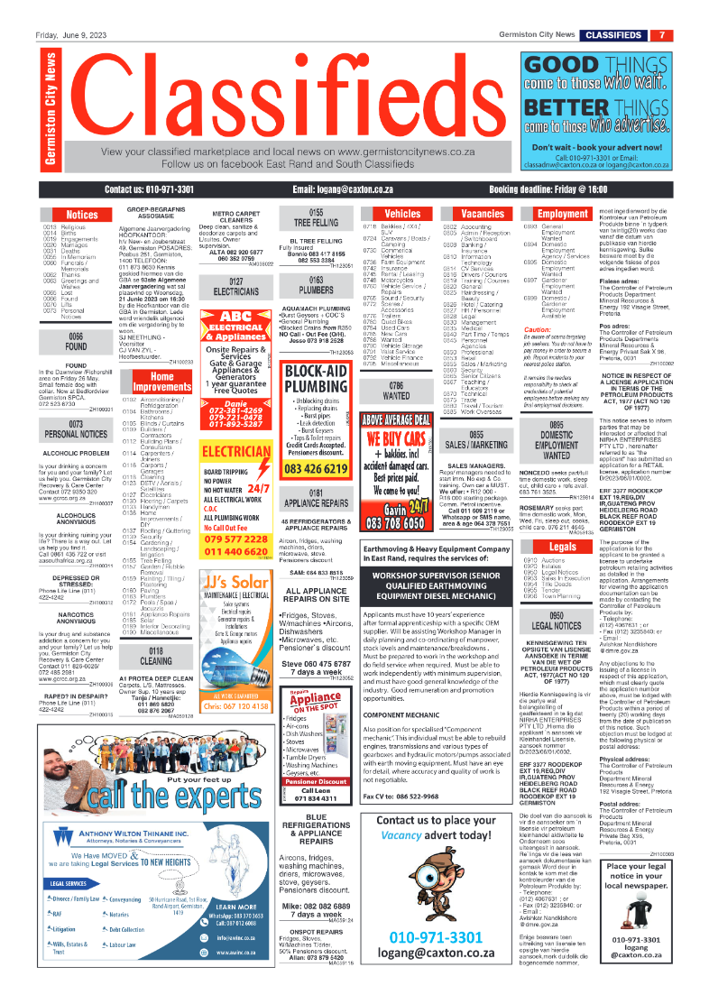 Germiston City News 9 June 2023 page 7