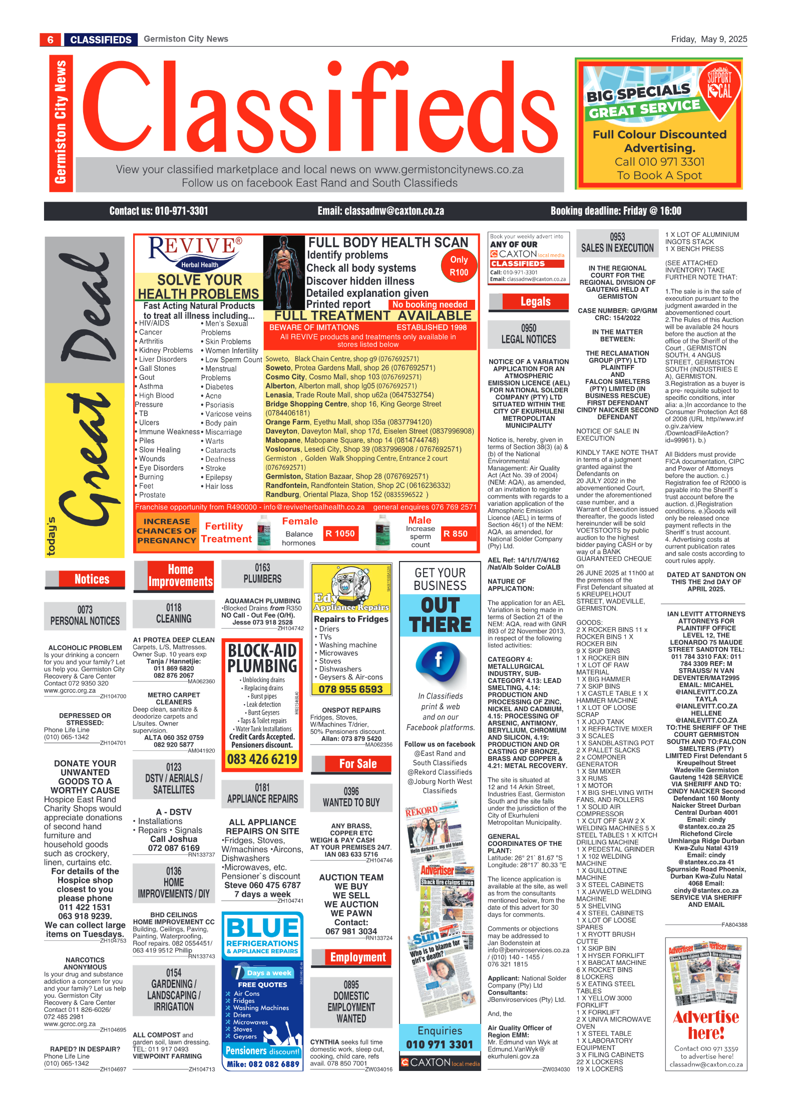 Germiston City News 9 May 2025 page 6