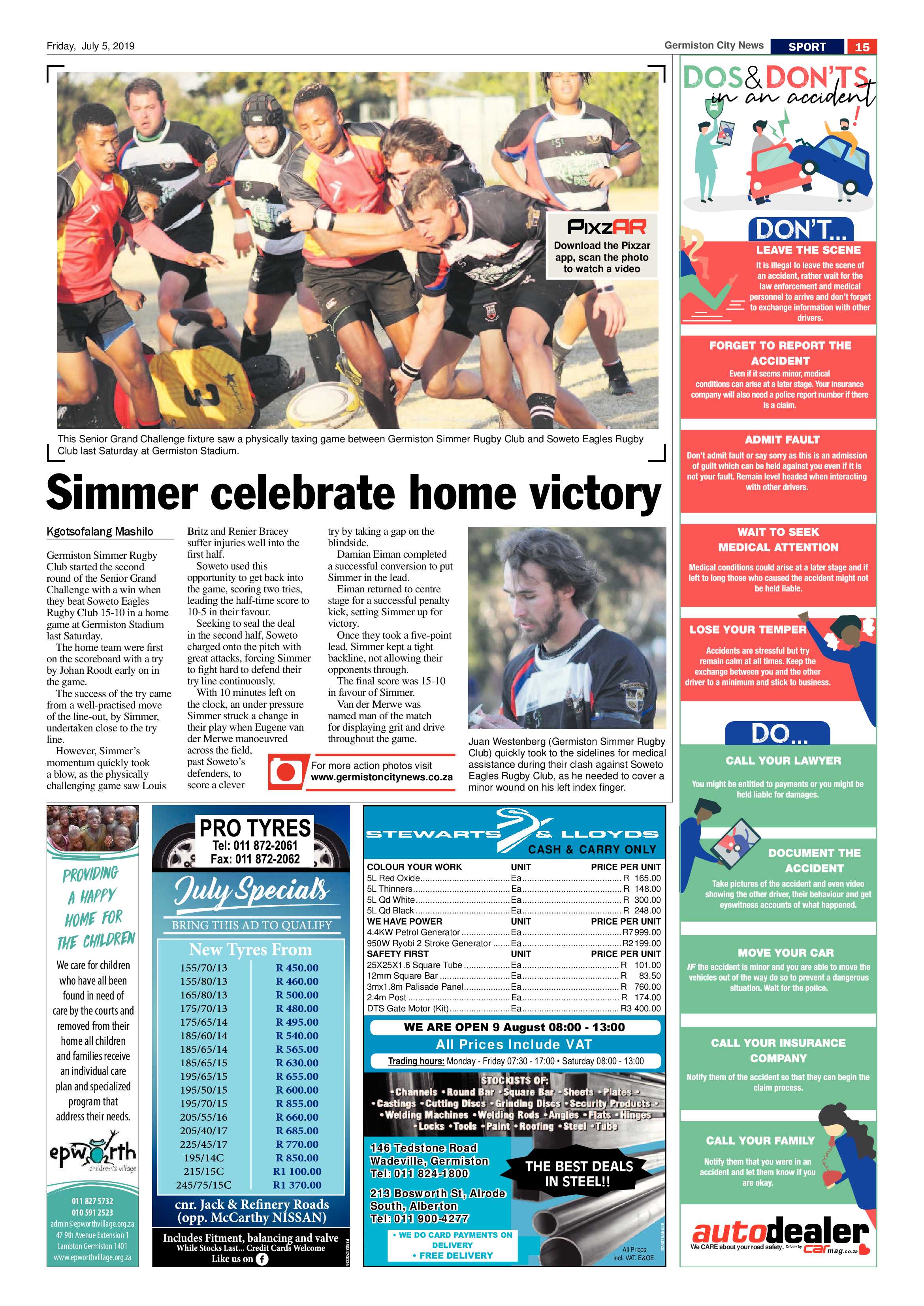 Germiston City News 03 July 2019 page 15