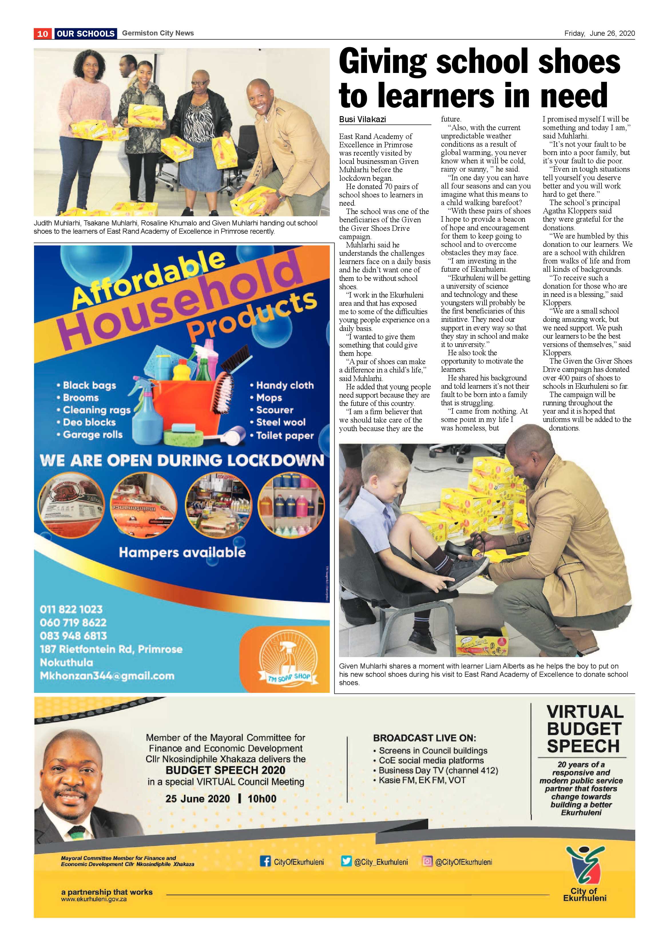 Germiston City news 24 June 2020 page 10