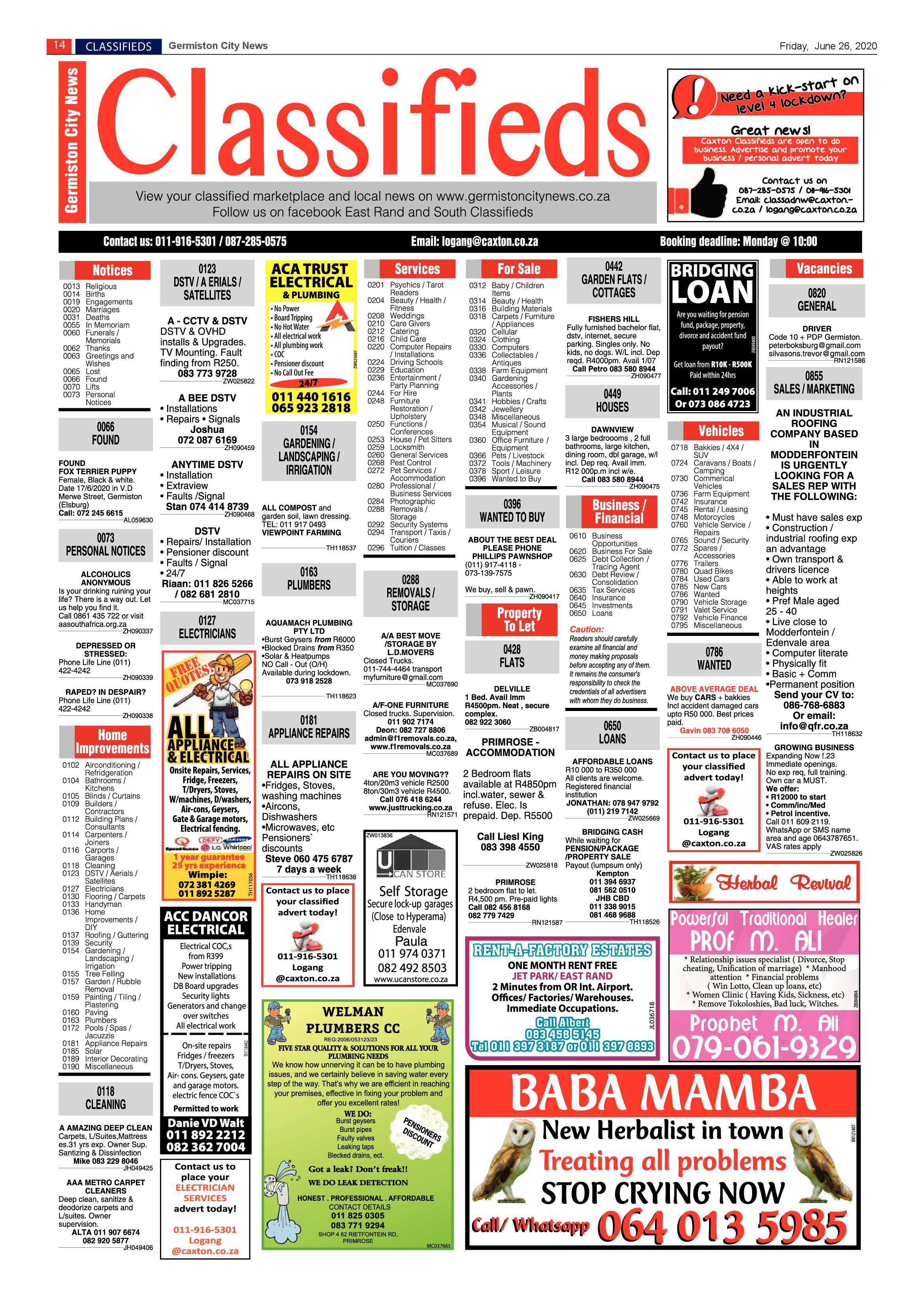 Germiston City news 24 June 2020 page 14