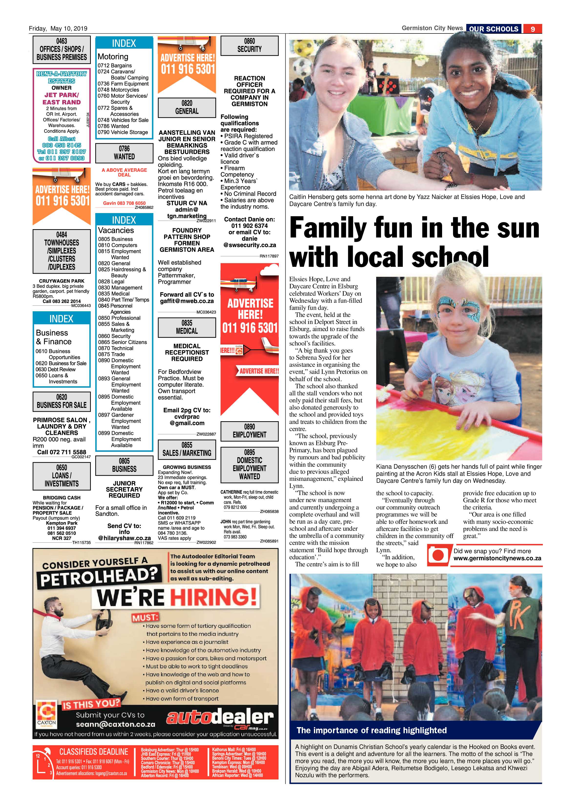 Germiston City News 07 May 2019 page 9
